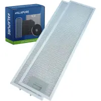 Alapure Filtre métallique compatible avec AEG 50287157007, 470 x 137 mm