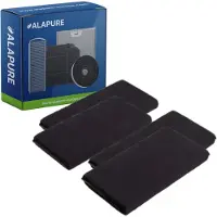 Alapure Filtre à charbon actif compatible avec le Novy Monoblock 8740400 (2 pièces)