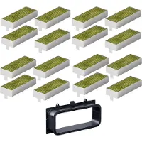 Alapure Kit de filtres à charbon actif CleanAir compatible avec les modèles Bosch 17007113 / HEZ9VRUD0