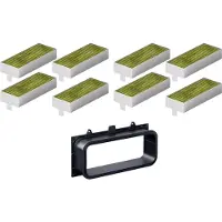 Alapure Kit de filtres à charbon actif CleanAir compatible avec les modèles Bosch 17007113 / HEZ9VRUD0