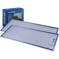 Alapure Filtre métallique compatible avec Bauknecht 482000009755 457 x 185 x 8 mm