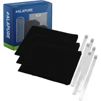 Alapure Filtre à charbon Longlife compatible avec le filtre à charbon Inventum KB91LL