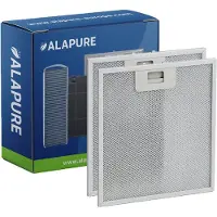 Alapure Filtre métallique adapté au Beko GRI0009219A 304x267x9mm