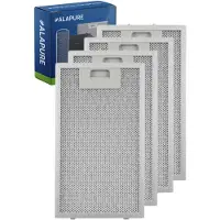 Alapure Filtre métallique compatible avec le modèle Klarstein 10032228, 185 x 318 mm