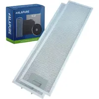 Alapure Filtre métallique compatible avec Electrolux 50287156009, 497 x 170 mm