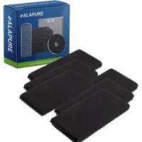Alapure Filtre à charbon actif compatible avec le Novy Monoblock 8740400 (2 pièces)