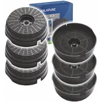 Alapure Filtre à charbon actif adapté pour Bauknecht 482000009756 / AKB000/1