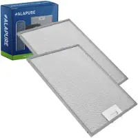 Alapure Filtre métallique adapté pour Electrolux 4055107017 380 x 283 mm