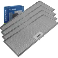 Alapure Filtre métallique adapté pour Scholtes 481248058314 458 x 175 x 8 mm