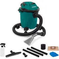 Vonroc Nettoyeur de tissus d'ameublement 1000W | Bouteille de pulvérisation incluse