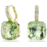 Swarovski Boucles d'oreilles 'MILLENIA' or / vert / transparent
