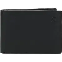 Esquire Cuir porte-monnaie Logo Wallet Black noir