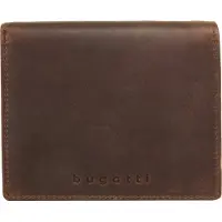 Bugatti porte-monnaie Romano RFID Wallet With Flap 10CC Brown marron foncé