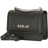 Replay sac à épaule bandoulière Crossbody Bag Black / Gold noir