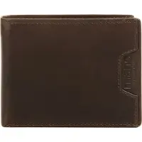 Mano Cuir porte-monnaie Don Marco Mini Coin Wallet with Flap Darkbrown marron foncé