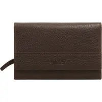 Mano Cuir porte-monnaie Don Tommas Ladies Zip Wallet Brown marron foncé