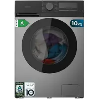 Cecotec Lave-linge frontal Bolero DressCode 10450, capacité de 10 kg, moteur Inverter, acier inoxydable, 1400 tours/minute, 16 programmes, -10%