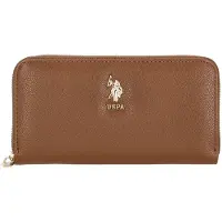 U.s. polo assn. ASSN. porte-monnaie New Jones Zip Around Wallet Brown brun