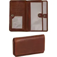 Mustang Cuir porte-monnaie Como Luanda Wallet Cognac marron clair