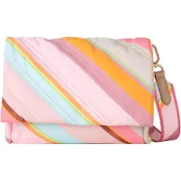 Oilily sac à épaule bandoulière Fay Cross Body Misty Summer Stripes Rose coloré