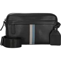 PICARD Sac à bandoulière 'Horizon' mastic / bleu fumé / noir