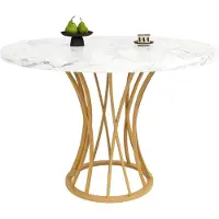 MODFU Table de Salon avec Rangement Caché - Plateau Élévable à Double Mécanisme de Levage - Style Contemporain Moderne - MDF - Blanc + Naturel