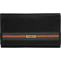 Mano Porte-monnaies 'Don Leonardo' gris / orange / noir
