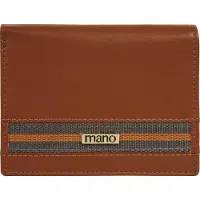 Mano Porte-monnaies 'Don Leonardo' marron / anthracite / orange