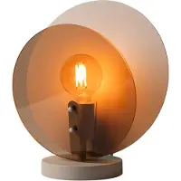 Its - Lampe de table Toledo - Marron - 22x30x32.5cm Lampe de table - Lampe de chevet, salon, chambre à coucher