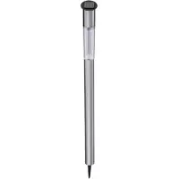 Grundig Solarlampe für Außen - Lanterne de jardin avec boîtier en acier inoxydable - Résistant aux intempéries IP44 Lampe solaire pour l'extérieur Eclairage du jardin