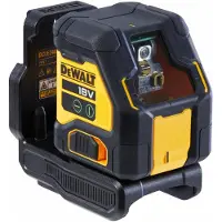 DeWalt DCLE34021N Laser À Croix 18 V - Vert - 2 X 55 M - 2 Lignes - IP54