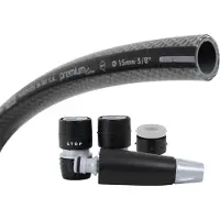 TATAY Knitted Fitted Premium Irrigation Hose 15 X25 M Argenté