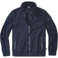 Brandit Veste en polaire 'Combat' bleu marine