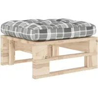 vidaXL Pouf palette de jardin bois de pin imprégné