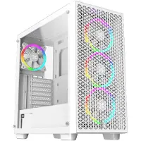 Big Buy Cooking Boîtier PC - - Gaming G Pro Arctic (Blanc) - Tour moyenne - Format E-ATX - 4 LED A-RGB de 120 mm