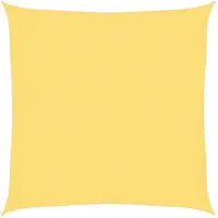vidaXL Parasol en PEHD carré 3,6 x 3,6 m Beige