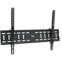 HomeShopXL Support mural inclinable pour téléviseur - Pour téléviseurs de 40 à 80 pouces - VESA max. 600 x 400 mm - 50 kg max. - Support noir - Vis et niveau à bulle inclus [39692]