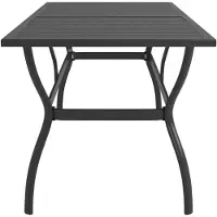 vidaXL Table de jardin anthracite 190x80x72 cm Acier