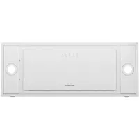 Klarstein TurboMax Hotte Aspirante, 75cm Hotte Cuisine Intégrée, 400 m³/h Débit d'Air, Énergie A+, LED, Filtre à Charbon & Aluminium, 3 Vitesses, Design Discret