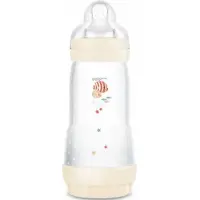 Mam Biberon Easy Start Anti-Colic Sili Fisio +4M 320ml Beige — Biberon