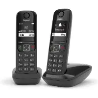 Gigaset Téléphone sans fil duo dect noir - - AS690DUONOIR -
