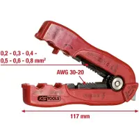 Ks Tools 115.1251 1151251 Cable stripper 0.20 up to 0.80 mm²