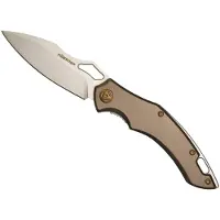 Fox Edge Couteau pliant Sparrow Aluminium, Bronzed