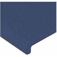 vidaXL LED Tête de lit bleu 90x5x78/88 cm Tissu