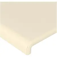 vidaXL Têtes de lit 2 pcs. Crème 90x5x78/88 cm Similicuir