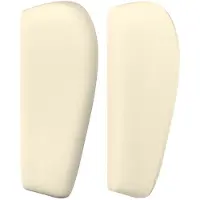 vidaXL Tête de lit avec oreilles Crème 147x23x78/88 cm Similicuir