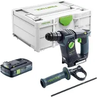 Festool BHC 18-Basic Marteau perforateur sans fil 18 V 1,8 J SDS Plus Brushless + 1x batterie 4,0 Ah + Systainer - sans chargeur