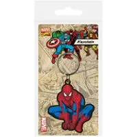 Pyramid Porte Cles Spiderman Accroupi Rubber