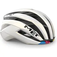Met Casque Trenta 3k Carbon, édition limitée Champion du Monde 2026, couleur blanche, taille L