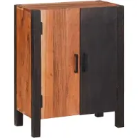 vidaXL Buffet marron 55 x 30 x 75 cm en bois massif d'acacia